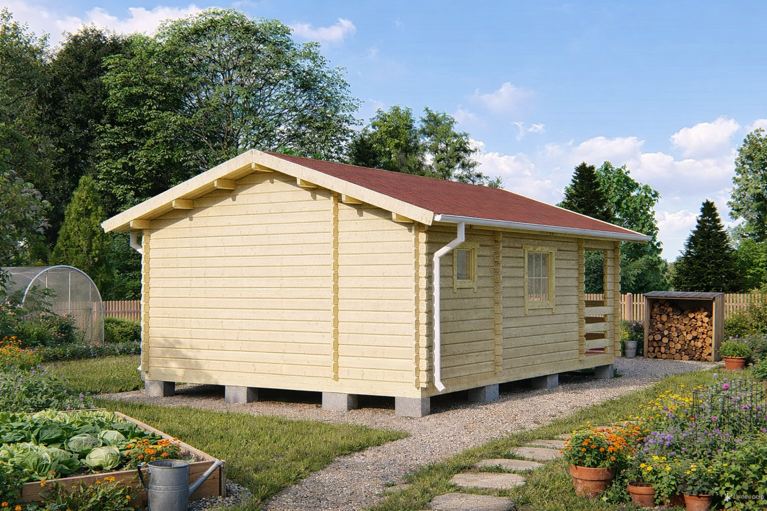 Садовый дом СК Мини 138